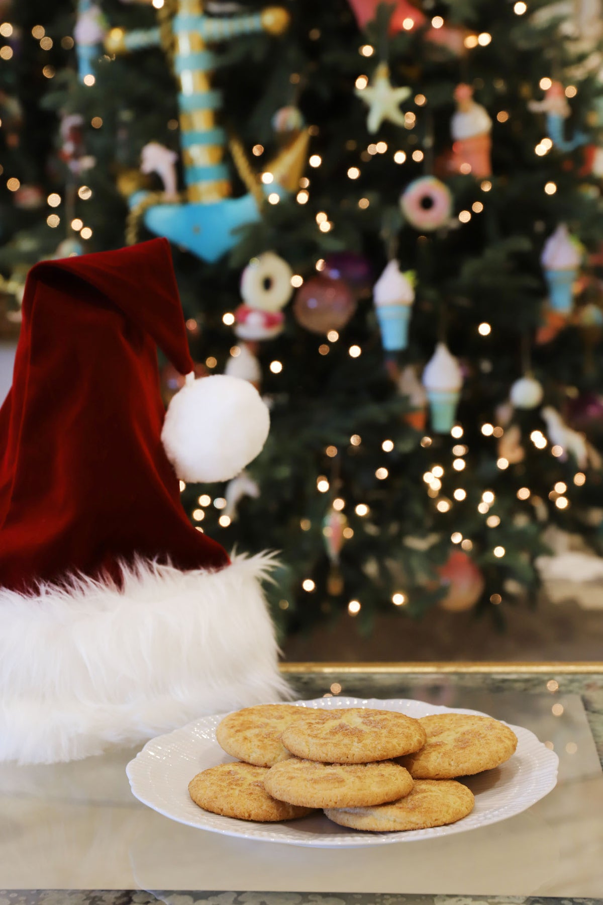 Image of Christmas cookies on plate