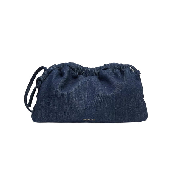 Mansur Gavriel Mini Cloud Denim Clutch