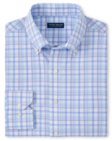 Peter Millar Mullen Performance Poplin Sport Shirt