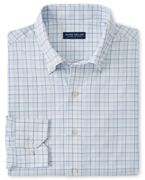 Peter Millar Wynton Performance Poplin Sport Shirt