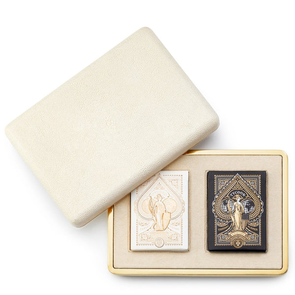 AERIN Shagreen Card Set, Cream