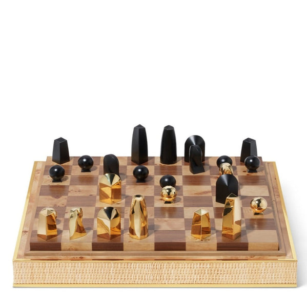 AERIN Colette Cane Chess Set