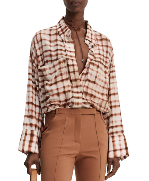 Dorothee Schumacher Checked Statement Blouse