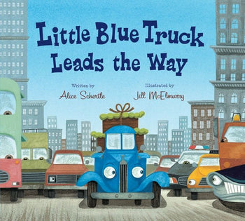 Little Blue Truck Leads the Way Board Book