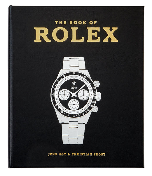 A book titled "The Book of Rolex" by Graphic Image, featuring an image of a Rolex wristwatch on the cover, is an essential guide for aspiring Rolex collectors.