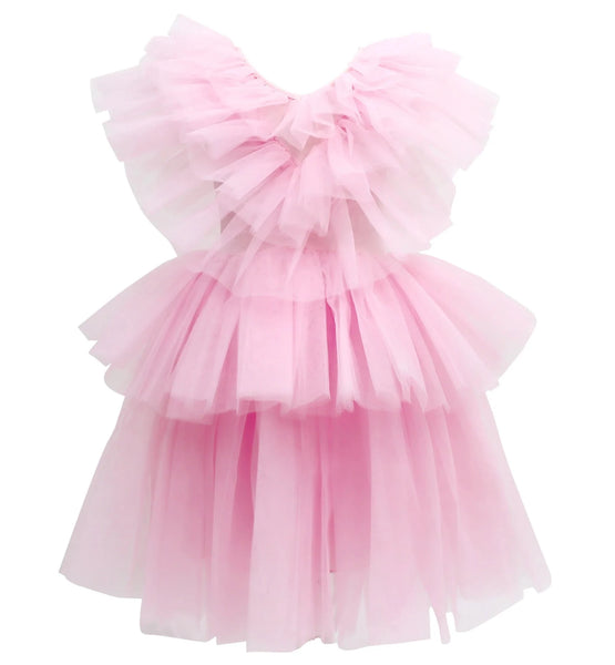 A Pink Poppy creation, this Pink Poppy Claris Ruffled Tulle Dress features multiple tulle layers and a voluminous design.