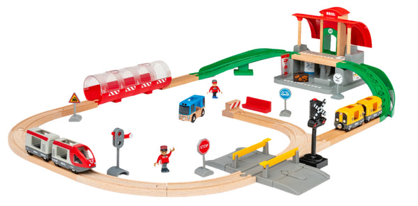 BRIO World Train Set Central Station Set