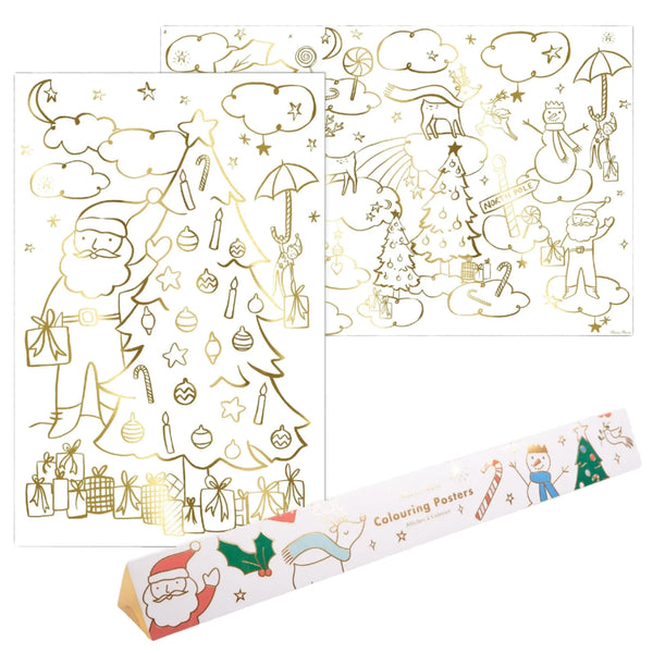 Meri Meri Christmas Coloring Posters