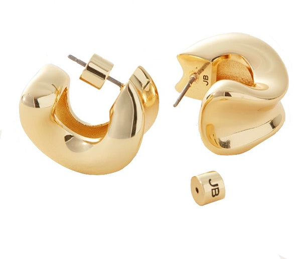 A pair of lightweight Jenny Bird Chunky Doune Hoop earrings.