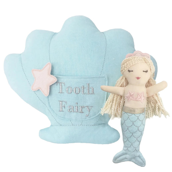 MON AMI Mimi Mermaid Tooth Fairy Pillow Doll Set