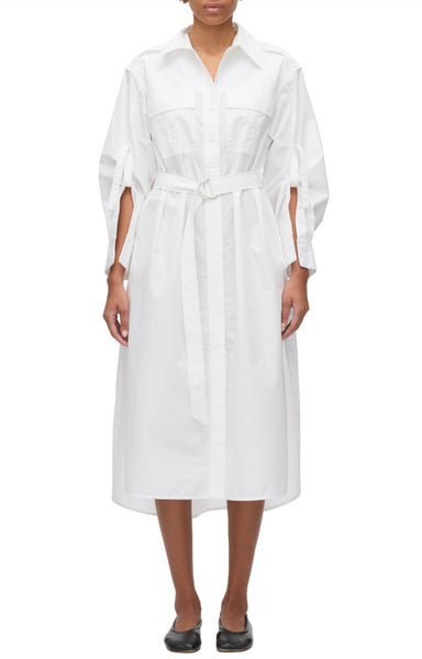 3.1 Phillip Lim Poplin Utility Midi Shirt Dress