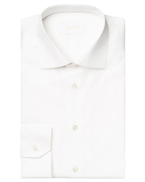 Eton Solid Elevated Twill Shirt