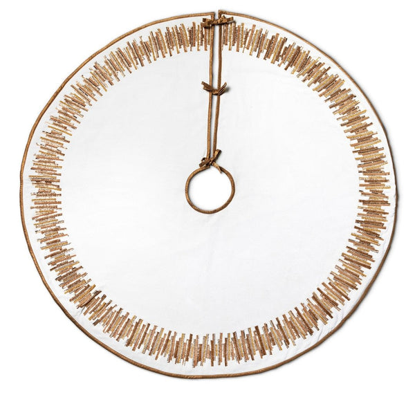 Park Hill Golden Splendor Velvet Tree Skirt