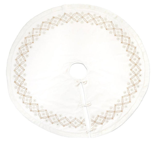 Park Hill Petite Fleur Tree Skirt