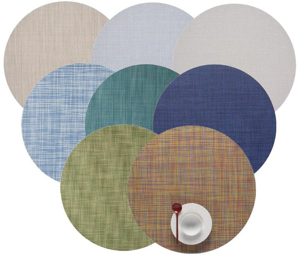 Basketweave Round Placemat Collection