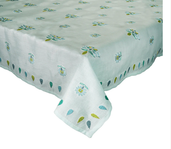 Kim Seybert Lima Seafoam Tablecloth