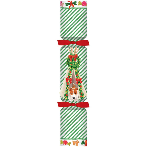 Caspari Dog Christmas Teepee Pet Cracker