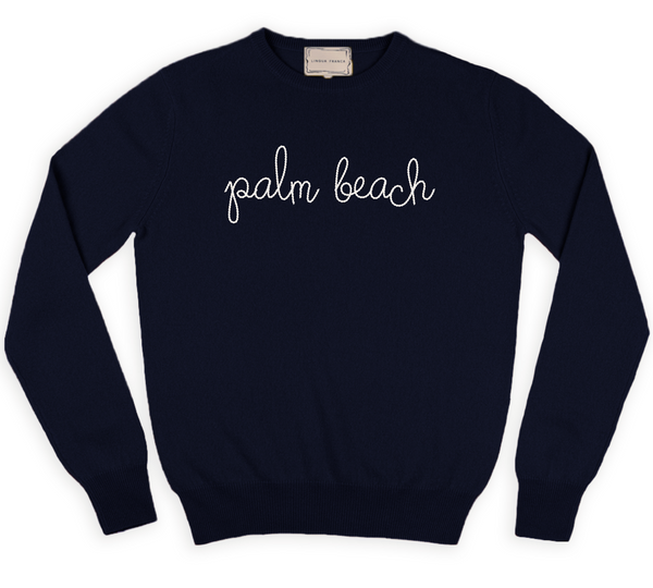 Lingua Franca Palm Beach Classic Longsleeve Crewneck