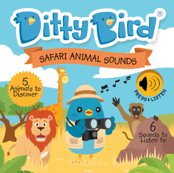 Ditty Bird Sound Book: Safari Animal Sounds