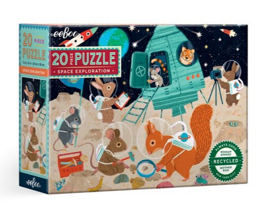 eeboo Space Exploration 20 Piece Puzzle