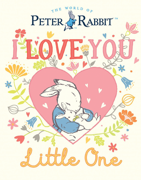 Peter Rabbit, I love you. Family.
Product Name: I Love You, Little One
Brand Name: Common Ground

Revised Sentence: Peter Rabbit, I Love You, Little One. Family.