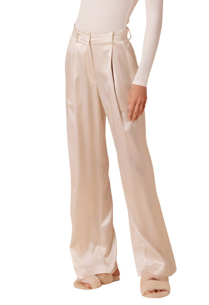 Sablyn Emerson Pleated Silk Pant