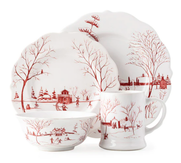 Juliska Country Estate Winter Frolic Ruby Collection