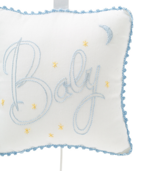 Kissy Kissy Blue "Baby" Musical Pillow