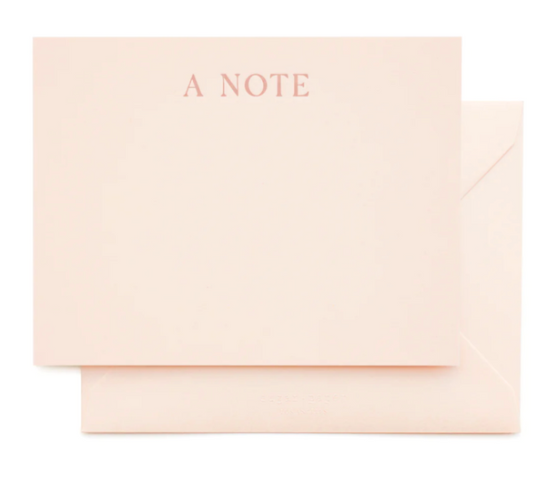 Sugar Paper Pink "A Note" Card Set