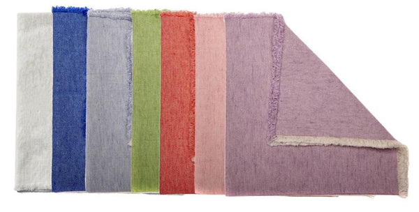 Deborah Rhodes Washed Fringe Napkin, Set of 4