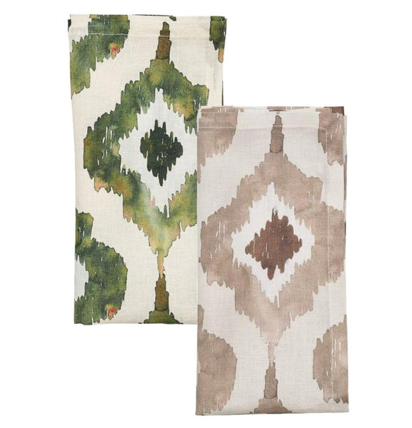 Kim Seybert Watercolor Ikat Napkin, Set of 4