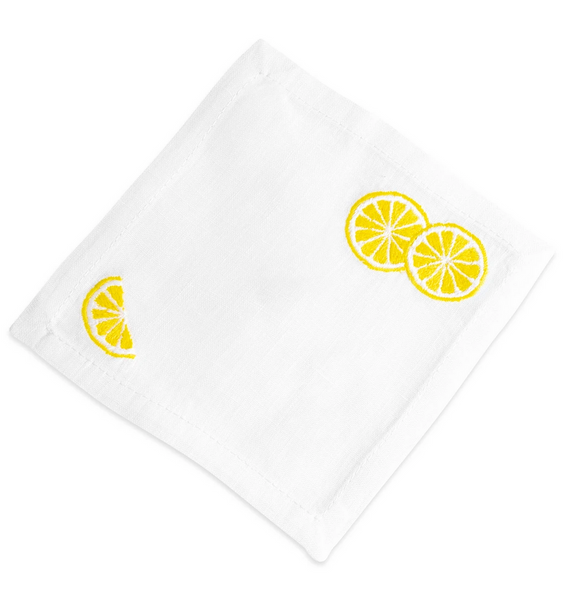 Lemon Slice Coasters, Set of 4