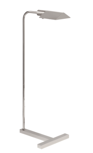 William Pharmacy Floor Lamp, Polished Nickel