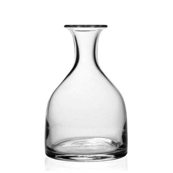 A William Yeoward Crystal Classic Carafe Bottle, Clear, 35oz on a white background.