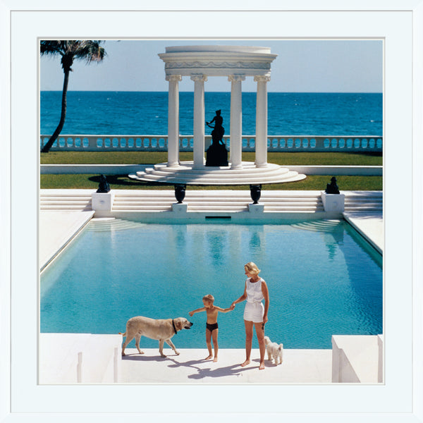 Slim Aarons By Getty Images Gallery "Nice Pool," January 1, 1955