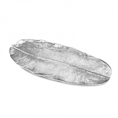 A Beatriz Ball Garden Banana Leaf Platter on a white background.