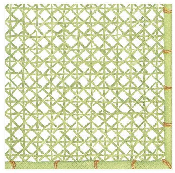 green trellis cocktail napkins