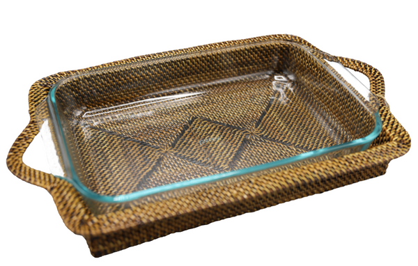 rectangular baker with pyrex insert