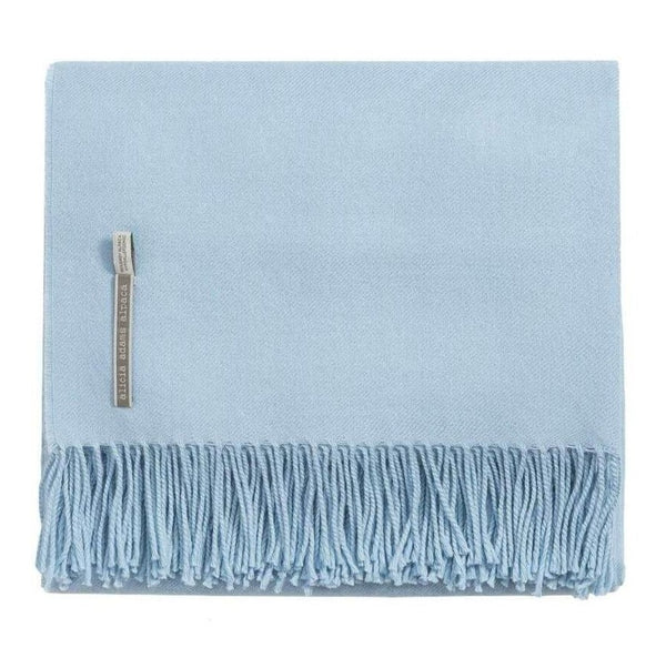 Alicia Adams Alpaca Classic Throw, Aquatic Blue