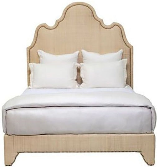 ingrid raffia queen bed