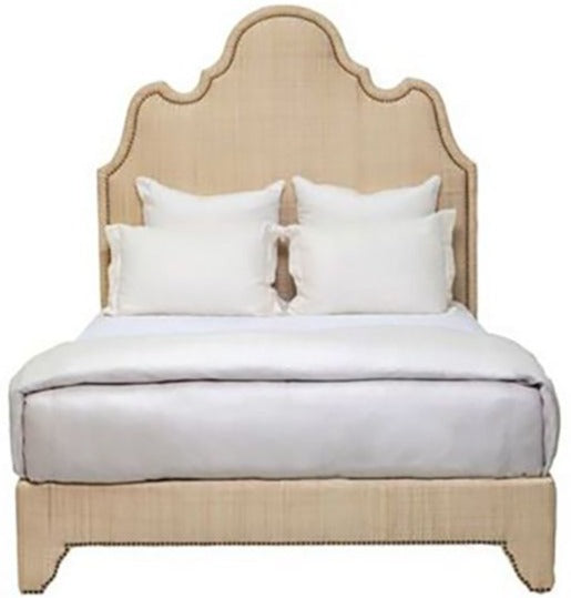 Ingrid Raffia Bed, King